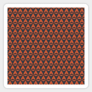 Spaceship Earth Geometric Pattern Halloween Magnet